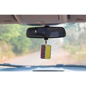 Colombia Flag  Car Rearview Mirror Danglers/ Carnival Necklace .
